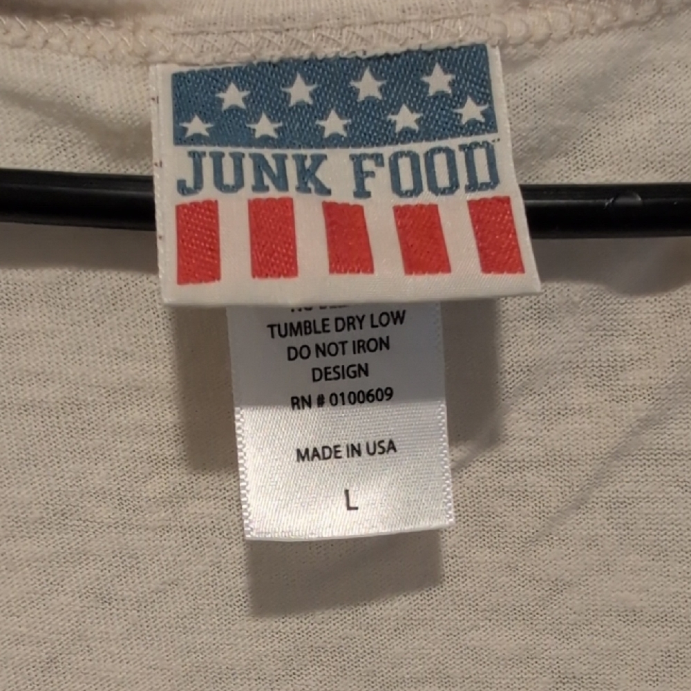 Junk Food Clothing Cream & Blue New England Patriots Raglan Tee - Picture 2 of 3